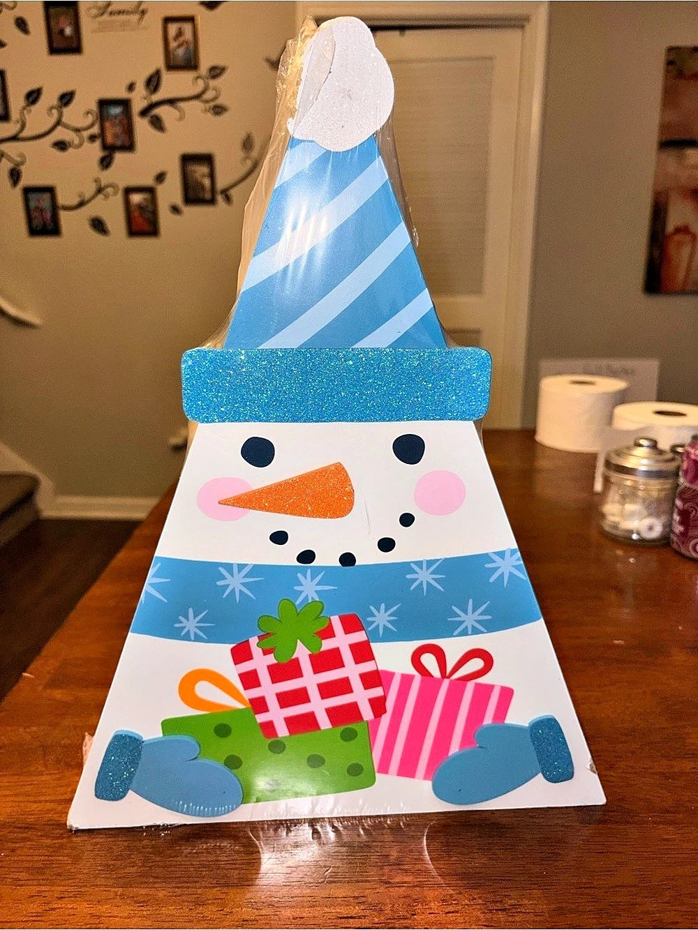 Wondershop Snowman Advent Calendar Blue & White